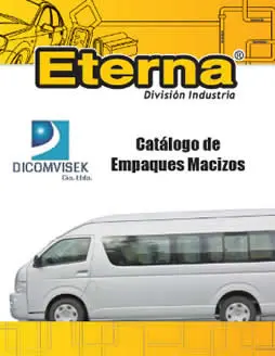 Catalogo de empaques macisos automotrices Eterna Dicomvisek
